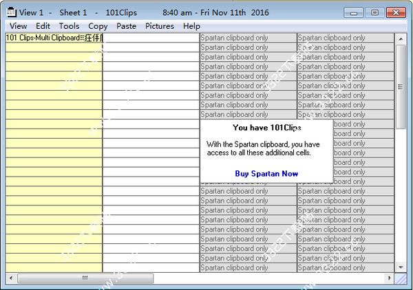 101 Clips(复制粘贴拷贝工具)