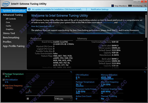 intel extreme tuning utility