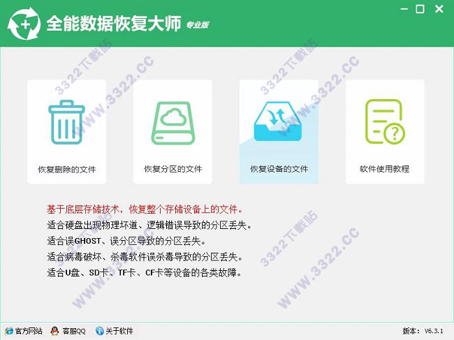 全能数据恢复大师专业版