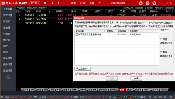 华安证券通达信版