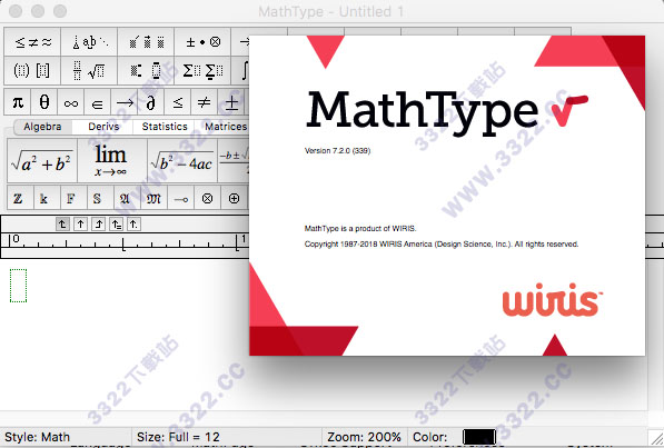 mathtype 7.2 Mac 破解版