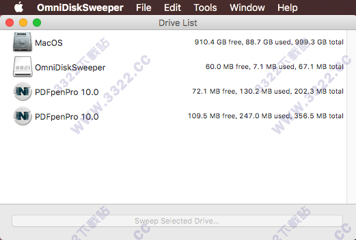Omnidisksweeper for Mac破解版