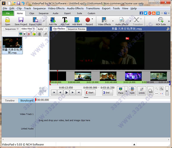 VideoPad Video Editor