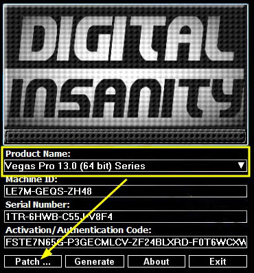 sony vegas 13注册机