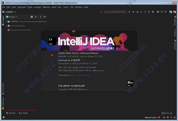 IntelliJ IDEA 2019.1绿色便携版