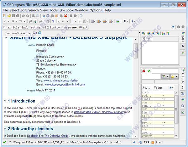 XMLmind XML Editor