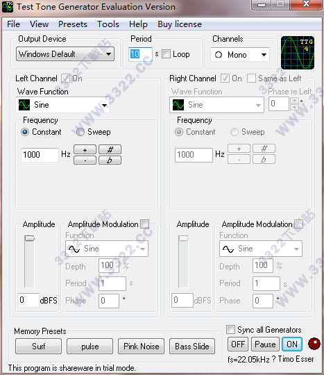 Test Tone Generator