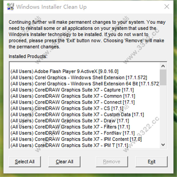 WindowsInstallerCleanUp