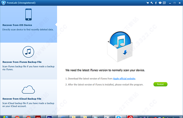 Aiseesoft FoneLab苹果数据恢复软件