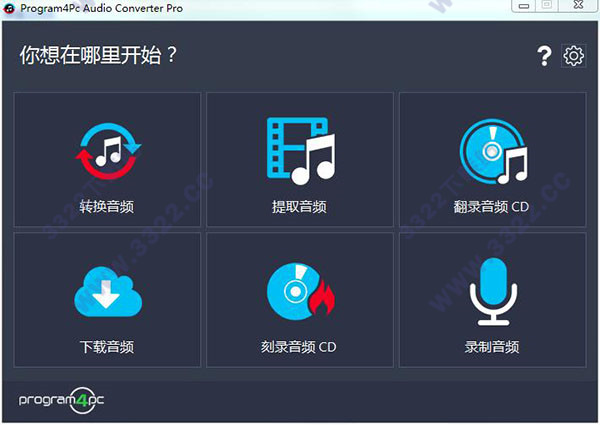 Program4Pc Audio Converter pro中文破解版