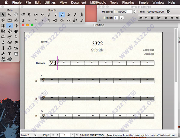 MakeMusic Finale for Mac破解版
