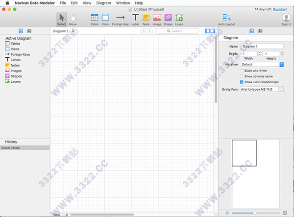 Navicat Data Modeler for Mac 