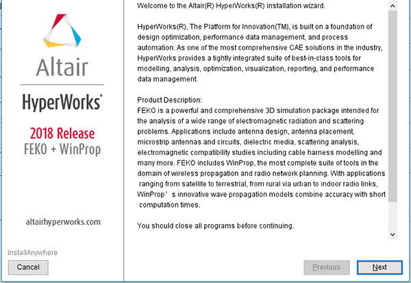 Altair HW FEKO2018破解版