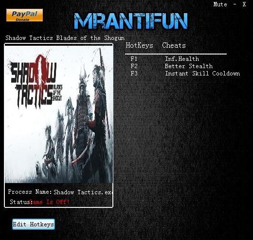 影子战术将军之刃修改器