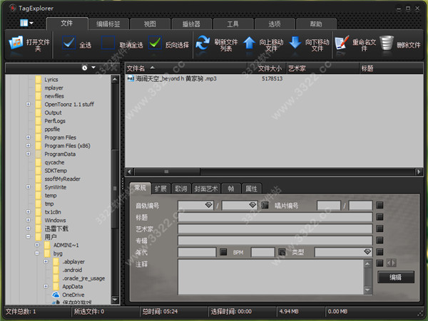 TagExplorer(MP3标签编辑工具)