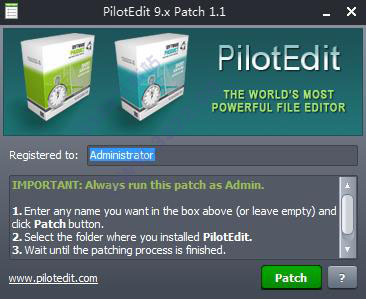 PilotEdit 11 注册机
