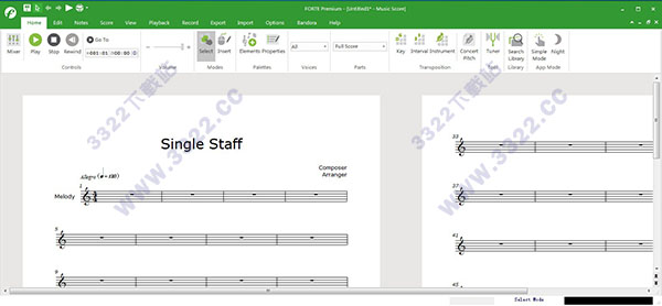 Forte Notation FORTE
