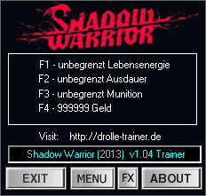 影子武士2修改器