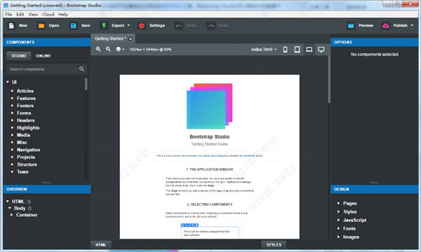 Bootstrap Studio破解版