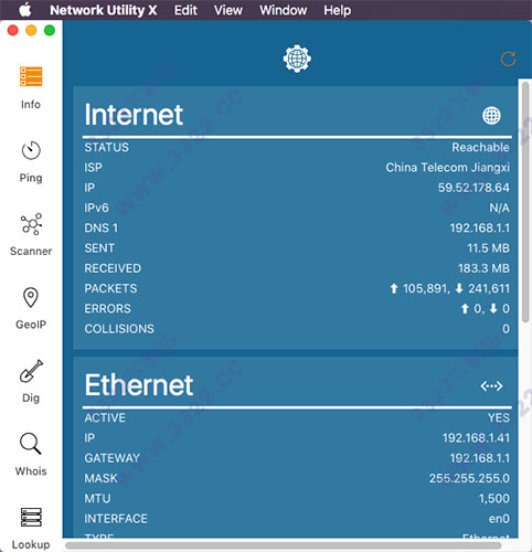 Network Utility for Mac免费版