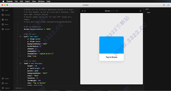 Framer Studio for mac破解版