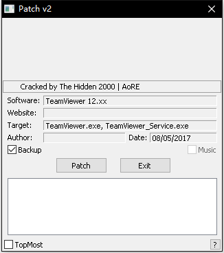 TeamViewer 12破解补丁