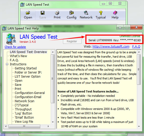 lan speed test
