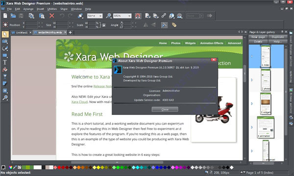 Xara Web Designer 16