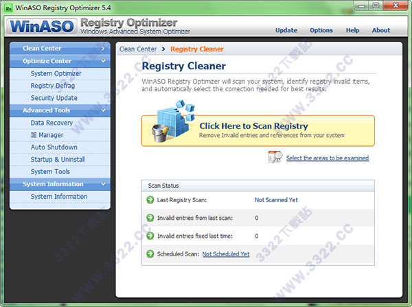 WinASO Registry Optimizer