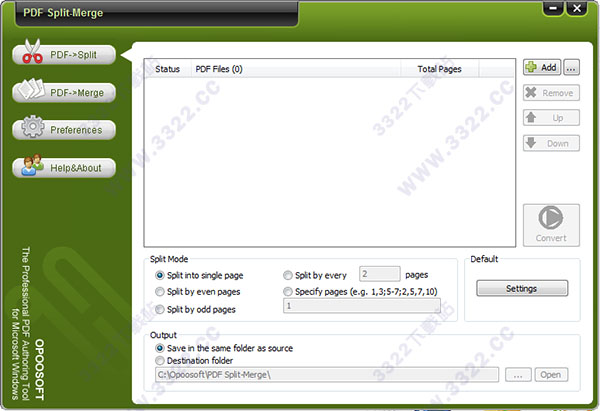 PDF Split Merge