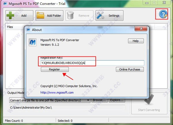 Mgosoft PS To PDF Converter破解版