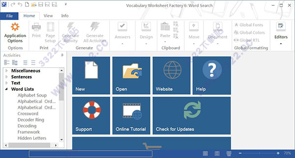 Vocabulary Worksheet Factory