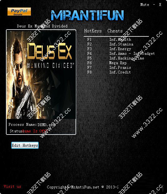 杀出重围人类分裂修改器