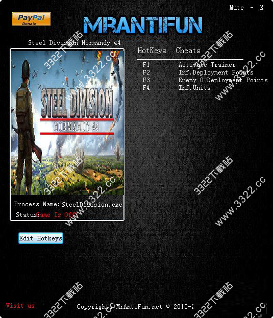 钢铁之师:诺曼底44修改器